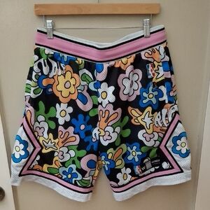 RipNDip MBN Colorful Floral Mesh Shorts_1
